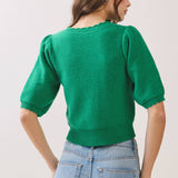 Mini Button Front Cardigan