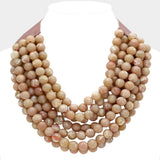 Chunky Acrylic Bead Necklace