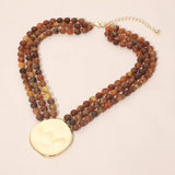 Bold Disc Necklace