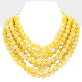 Chunky Acrylic Bead Necklace