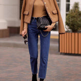 Tweed Gold Button Jacket