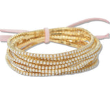 PEARL STUDDED STRETCH BRACELET