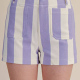 Stripe Colette Shorts