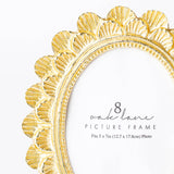 Gold Scalloped Picture Frame