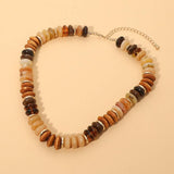 Boho Big Natural Stone Necklace