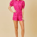 Eyelet Lace Romper