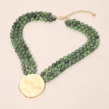 Bold Disc Necklace