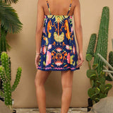 Ophelia Tropical Mini Dress
