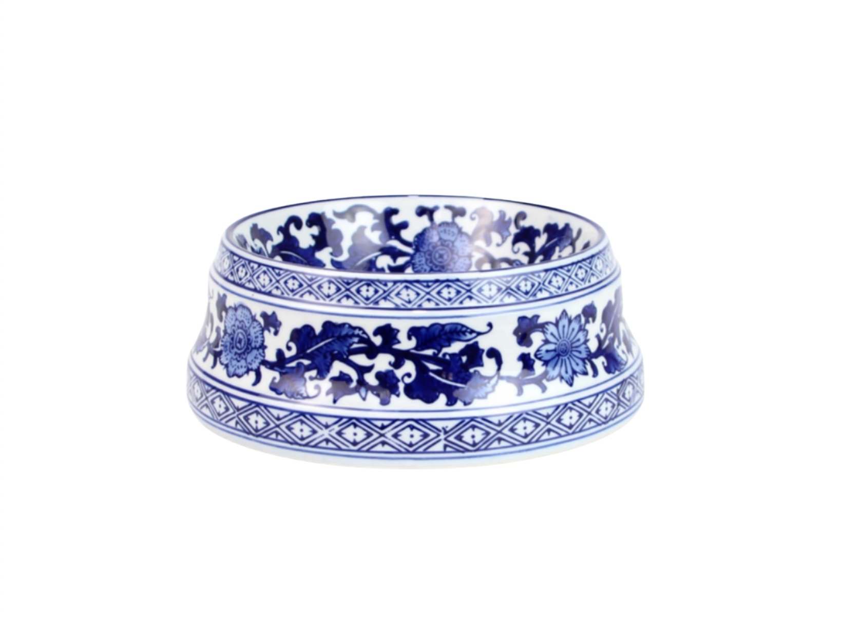 Blue & White Chinoiserie Pet Bowls