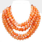 Chunky Acrylic Bead Necklace