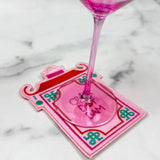 Pagoda Crack Dot Bam Cocktail Napkins