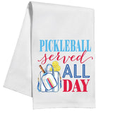 Pickleball Served All Day Kitchen Towel