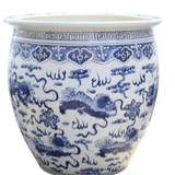 Jumbo foo dog fishbowl