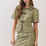 Striped Frog Closure Set