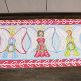 Angel Trio Bamboo Mat