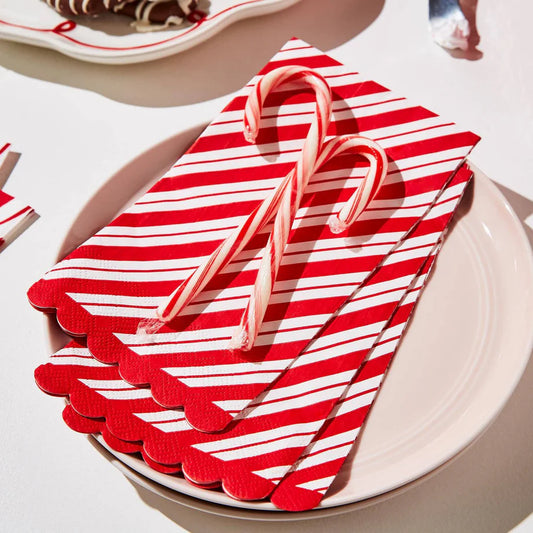 Peppermint Twist Dinner Napkin S/20