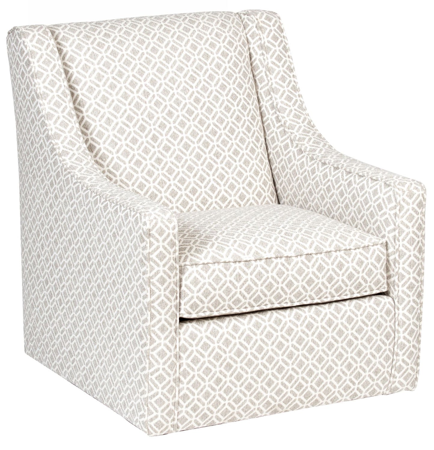 Delray Linen Swivel Chair