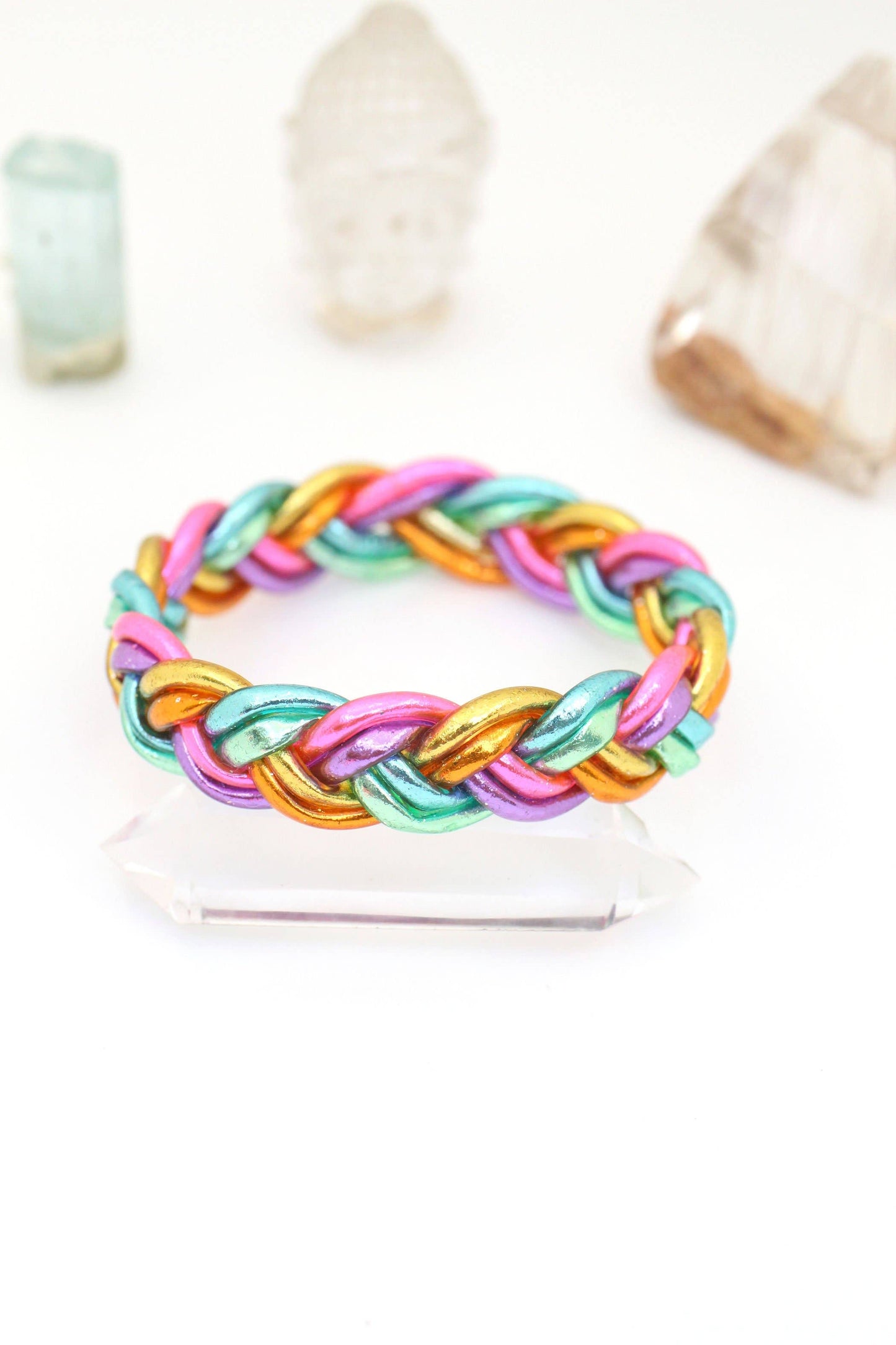 Rainbow Bracelet-Single Braid