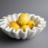 Marble Fine Carved Lotus Bowl