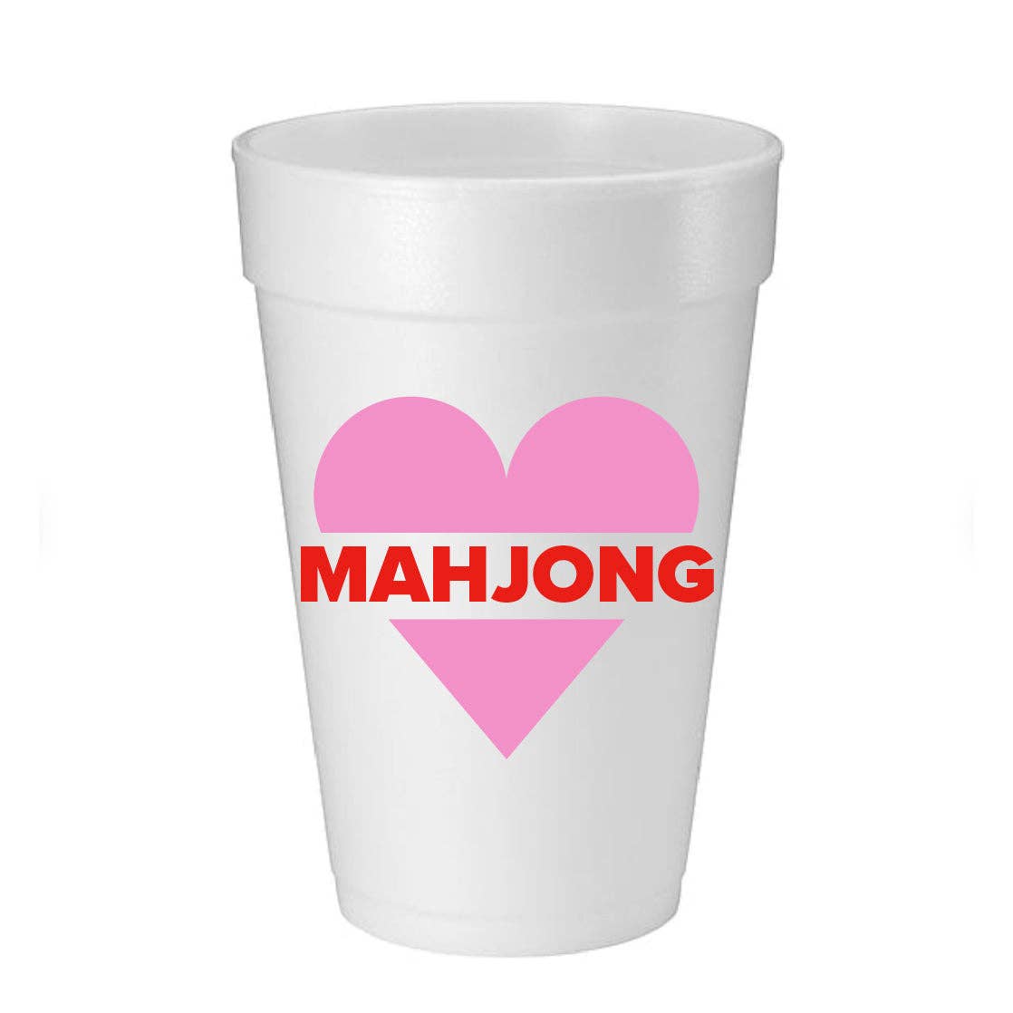 “HEART MAHJONG” FOAM CUP