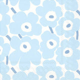 Mini Unikot Light Blue Cocktail Napkin