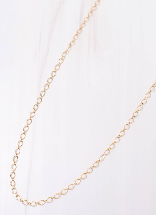 Latigo Link Necklace GOLD