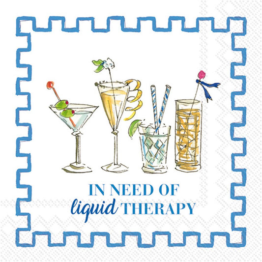 Liquid Therapy Cocktail Napkin