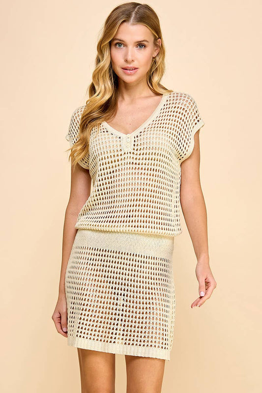 Knit Swimsuit Cover Up