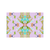 Laura Park Stained Glass Lavender Floor Mat