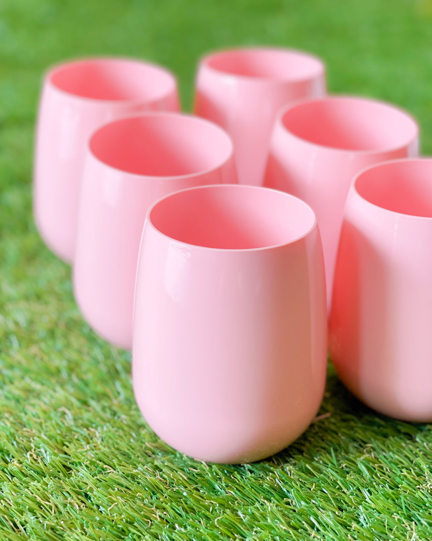 Shatterproof Stemless Cup-Pink