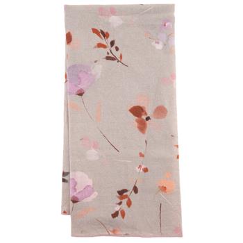 Lilac Floral Tea Towel