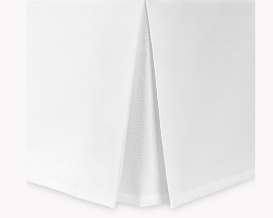 Matouk Eden BedSkirt-White