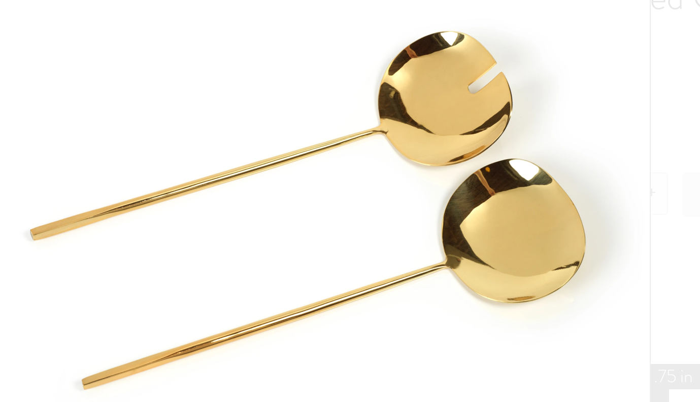 Polished Gold Server Set