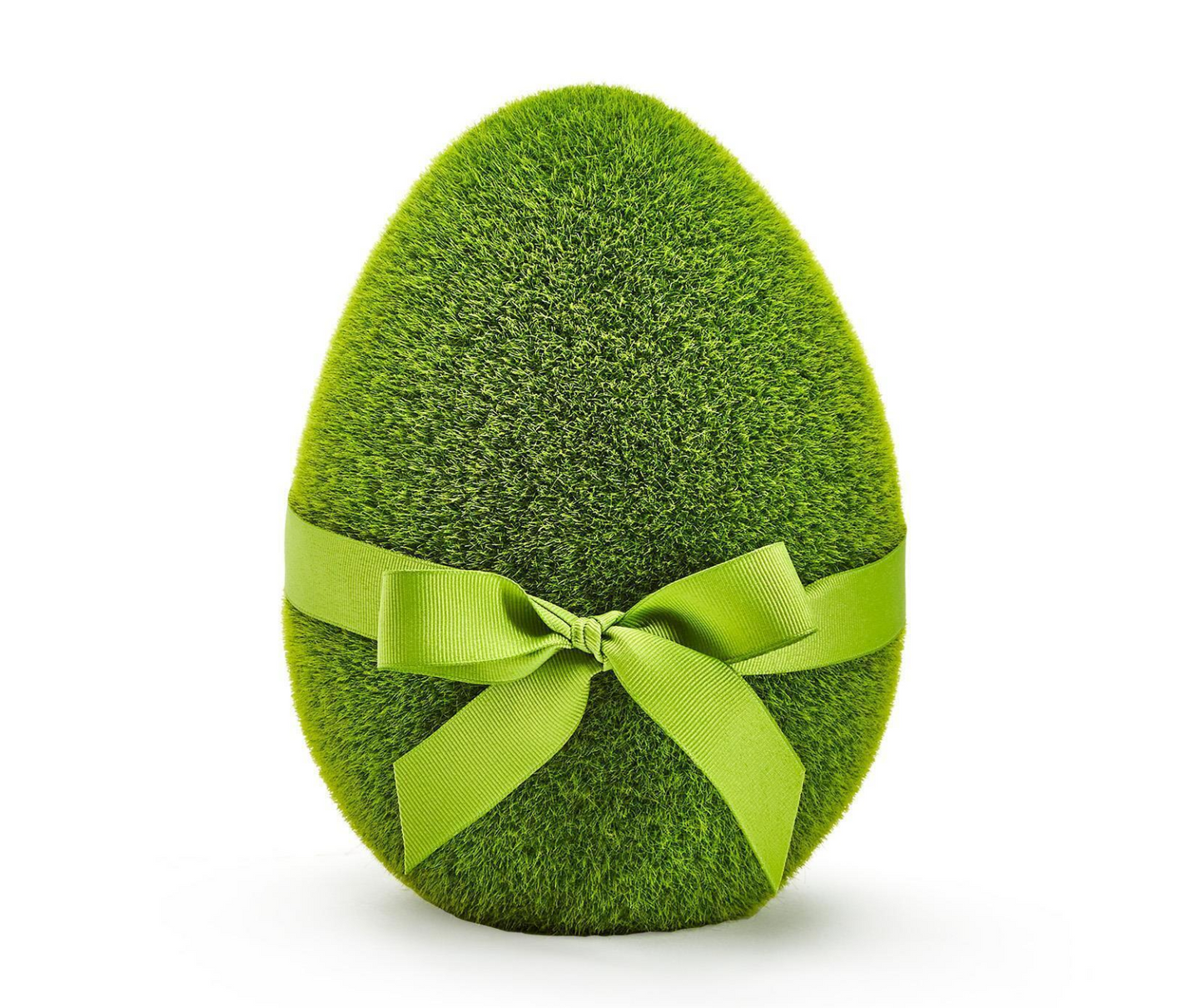 Moss Easter Egg w/ Ribbon