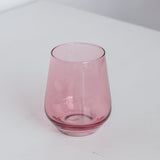 Estelle Colored Glass Stemless Wine