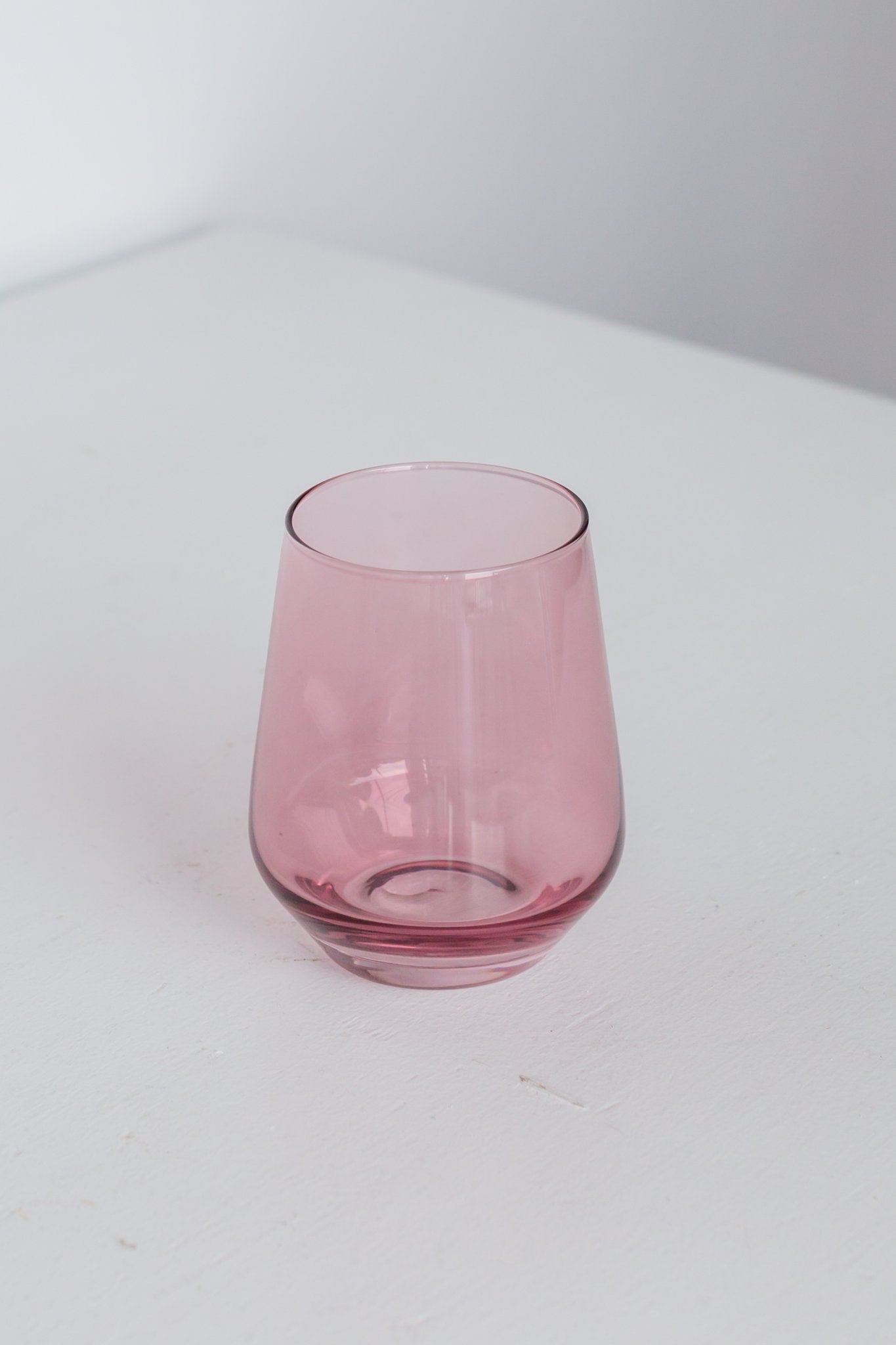Estelle Colored Glass Stemless Wine