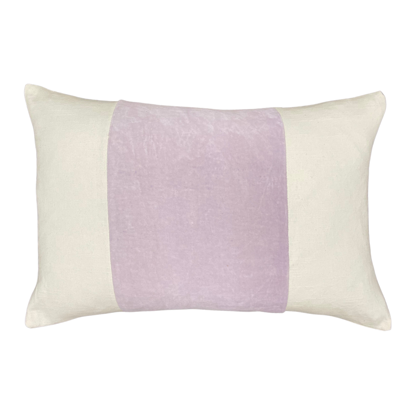 Laura Park Lavender Velvet Panel Pillow 14x20”