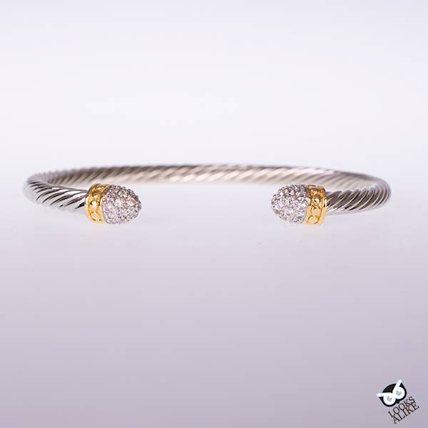5mm Crystal Cable Classic Bangle