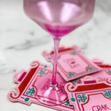 Pagoda Crack Dot Bam Cocktail Napkins