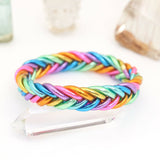 Rainbow Bracelet-Double Braid