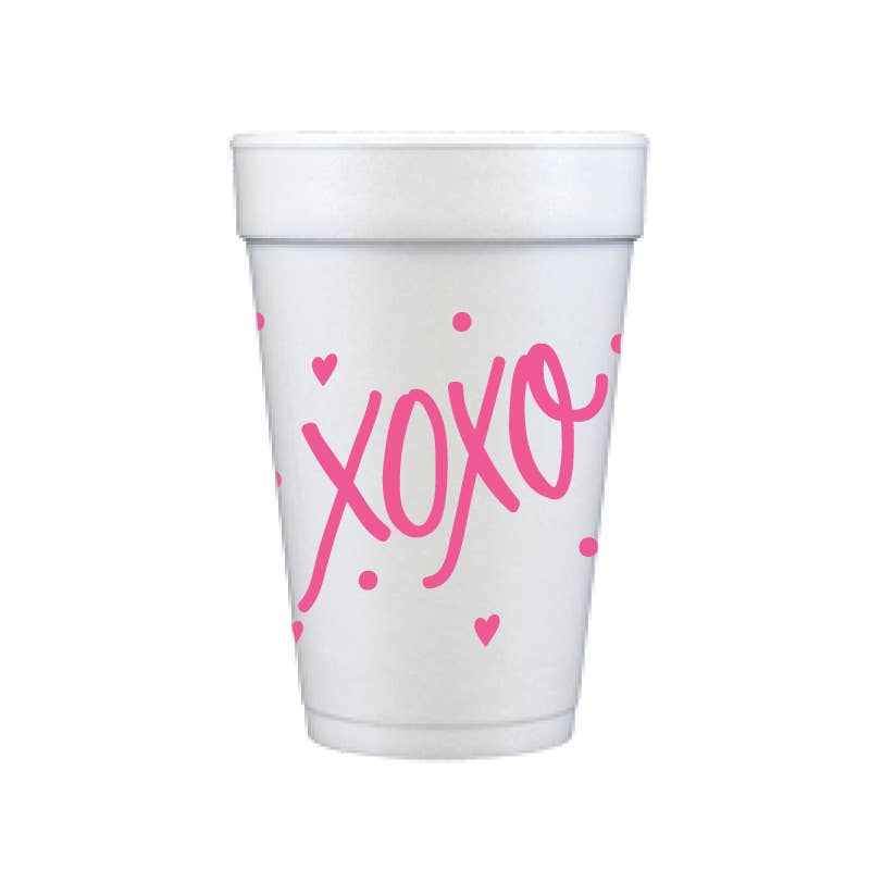 XOXO Foam Cup Set