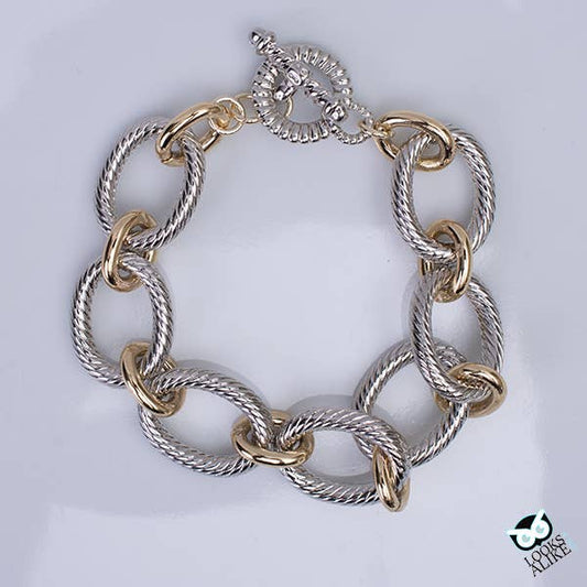 Designer Style Link Bracelet