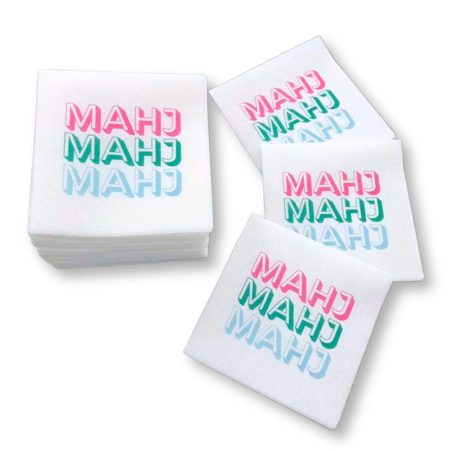 Mahj Cocktail Napkins - 50-Pack