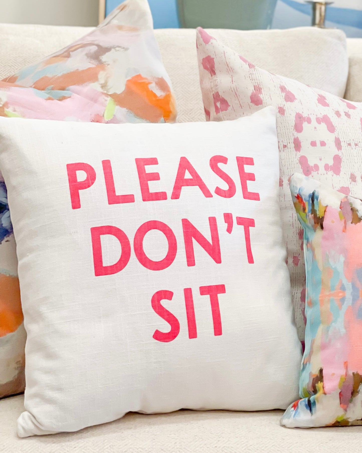Please Don't Sit Pillow