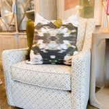 Delray Linen Swivel Chair