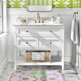 Laura Park Stained Glass Lavender Floor Mat